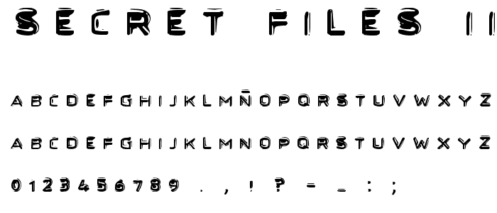 Secret Files II font